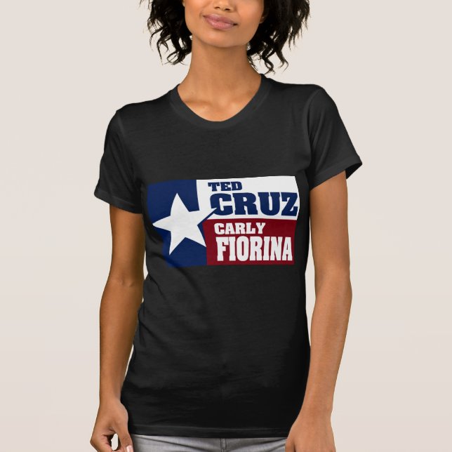 Ted Cruz och Carly Fiorina 2016 Tee Shirt (Framsida)