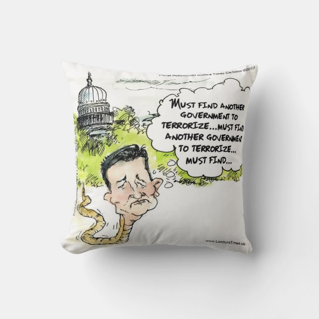 Ted Cruz Orm I Gräset Kastkudde Kudde (Framsida)