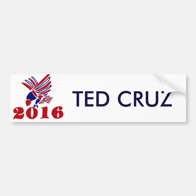 Ted Cruz Politisk Örn Konst Bildekal (Framsidan)