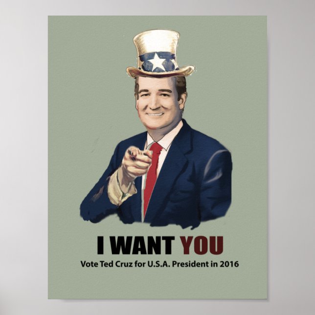 Ted Cruz Poster (Framsidan)
