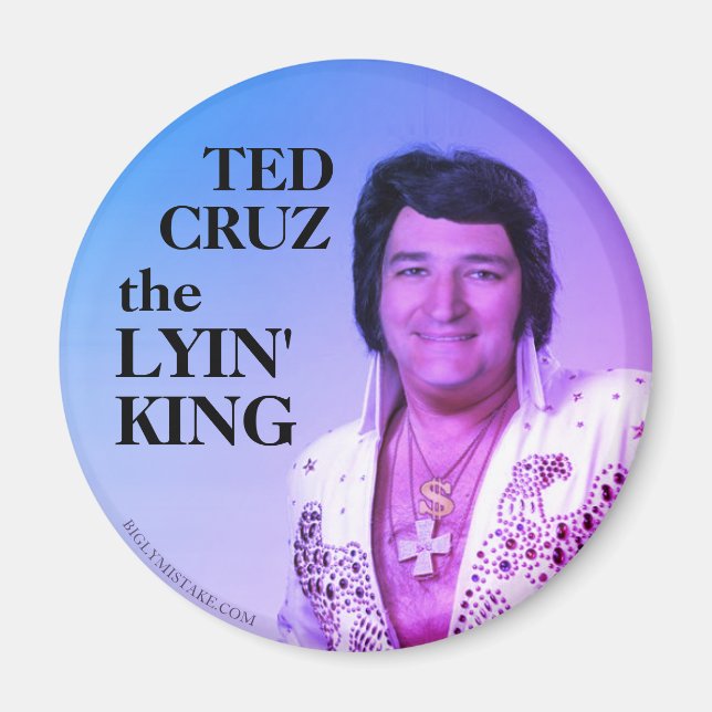 TED CRUZ THE LYIN' KUNG MAGNET (Framsidan)