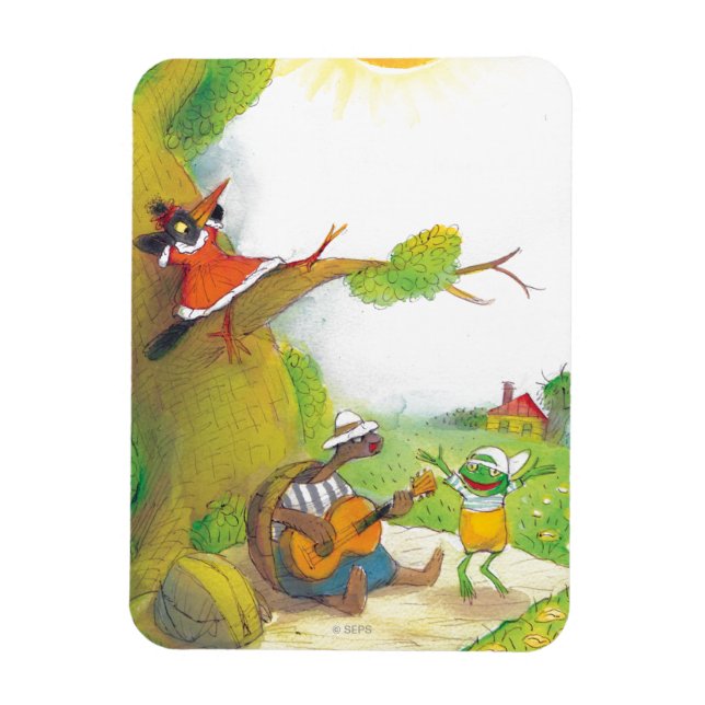 Ted, Ed och Caroll Picnic 1 Magnet (Vertikal)