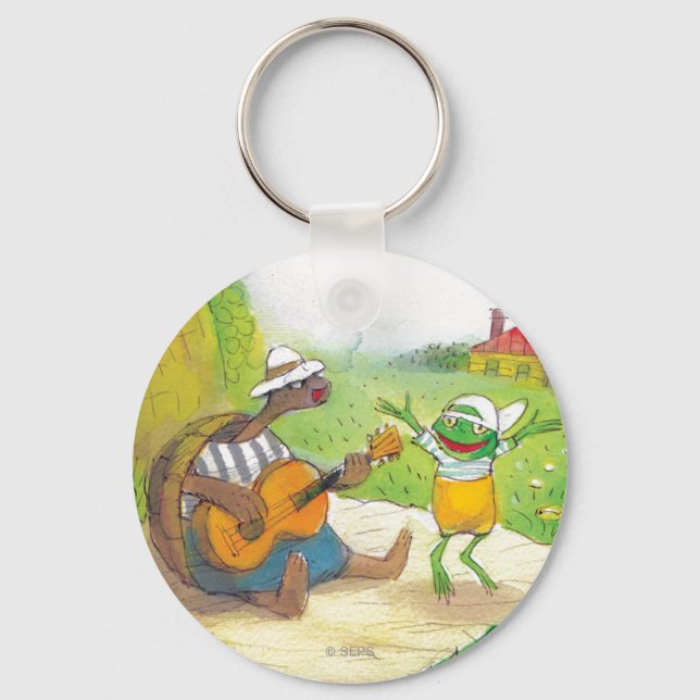 Ted, Ed och Caroll Picnic 1 Nyckelring (Framsida)