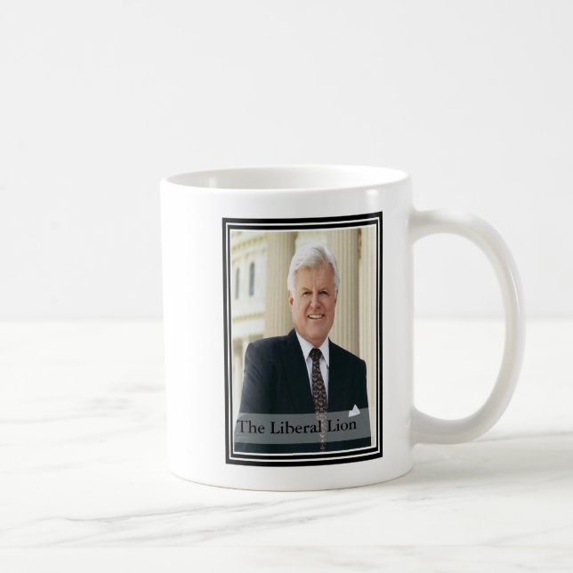 Ted Kennedy - den lejona liberal person Kaffemugg (Höger)