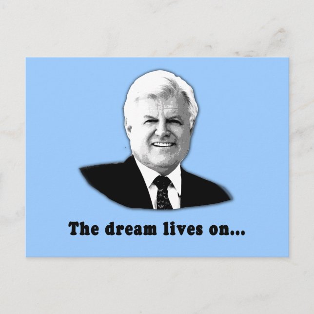 Ted Kennedy, Dream lever på Vykort (Framsida)