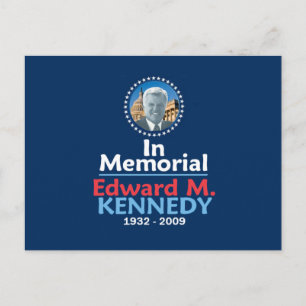 Ted Kennedy Memorial Postcard Vykort