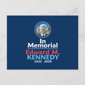 Ted Kennedy Memorial Postcard Vykort