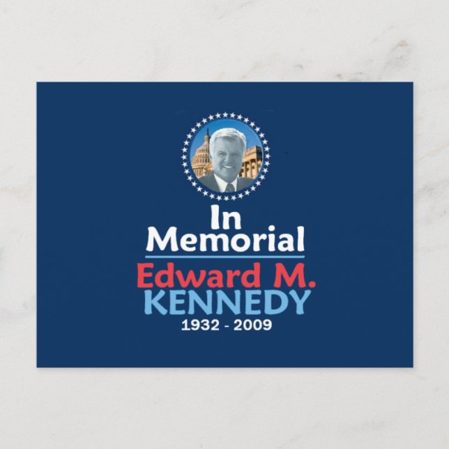 Ted Kennedy Memorial Postcard Vykort (Framsida)