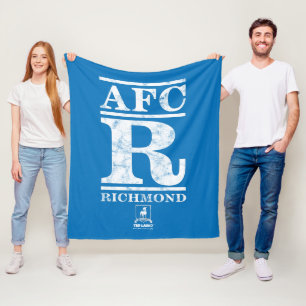 Ted Lasso AFC R Richmond Text Logotyp Fleecefilt