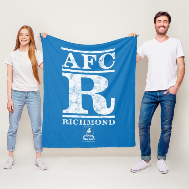 Ted Lasso | AFC R Richmond Text Logotyp Fleecefilt (På plats)