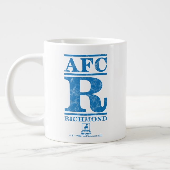 Ted Lasso | AFC R Richmond Text Logotyp Jumbo Mugg (Vänster)