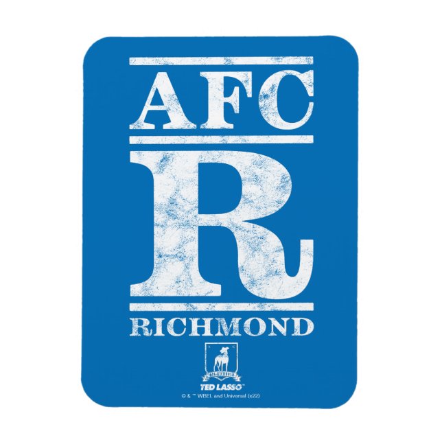 Ted Lasso | AFC R Richmond Text Logotyp Magnet (Vertikal)