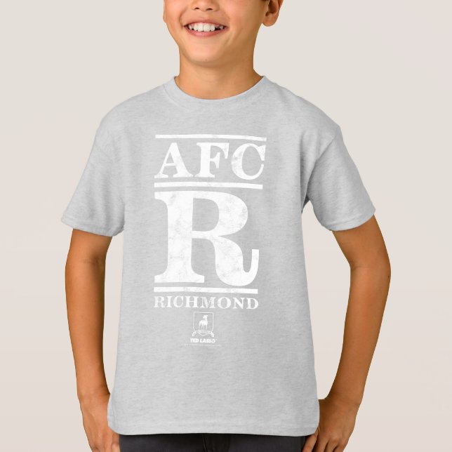 Ted Lasso | AFC R Richmond Text Logotyp T Shirt (Framsida)
