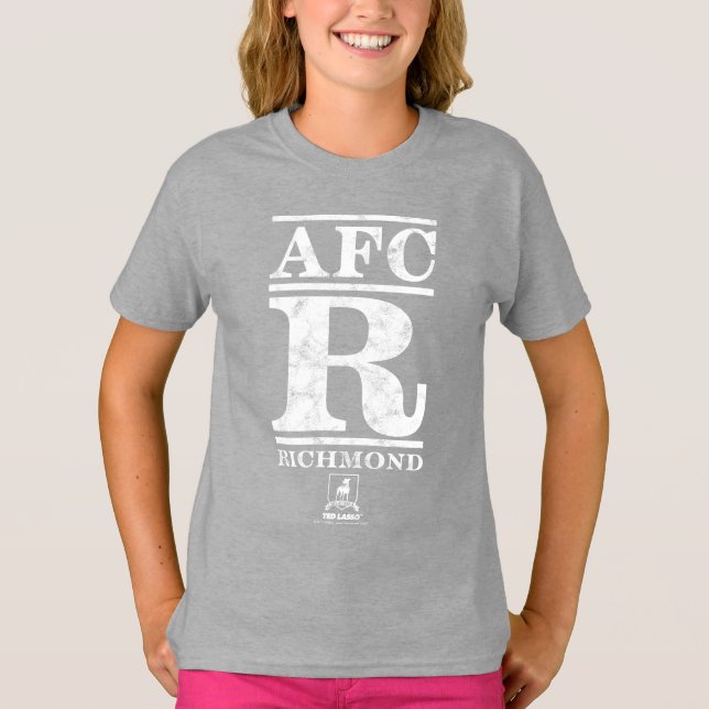 Ted Lasso | AFC R Richmond Text Logotyp T Shirt (Framsida)