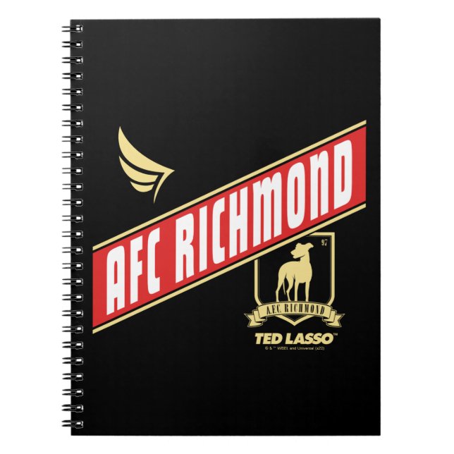 Ted Lasso | AFC Richmond Athletic Banner Anteckningsbok (Framsidan)