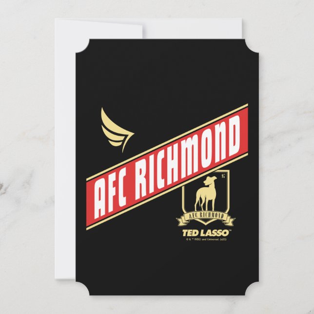 Ted Lasso | AFC Richmond Athletic Banner Anteckningskort (Framsida)