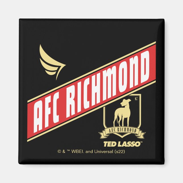 Ted Lasso | AFC Richmond Athletic Banner Magnet (Framsidan)