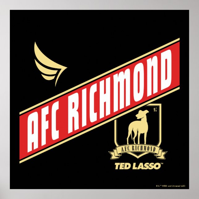 Ted Lasso | AFC Richmond Athletic Banner Poster (Framsidan)