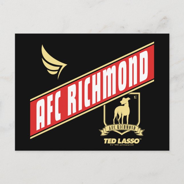 Ted Lasso | AFC Richmond Athletic Banner Vykort (Framsida)
