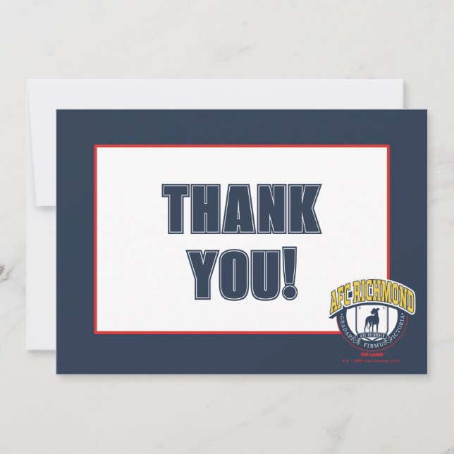 Ted Lasso | AFC Richmond Athletic Circle Badge Anteckningskort (Framsida)
