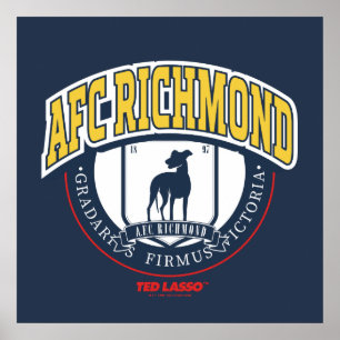 Ted Lasso AFC Richmond Athletic Circle Badge Poster