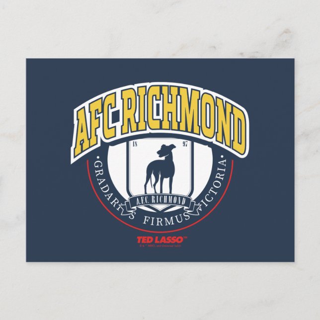 Ted Lasso | AFC Richmond Athletic Circle Badge Vykort (Framsida)