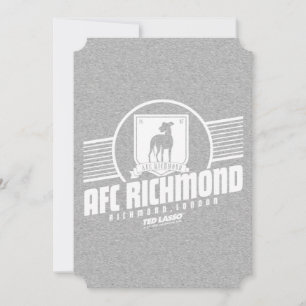 Ted Lasso   AFC Richmond Athletic Rand Graphic Anteckningskort