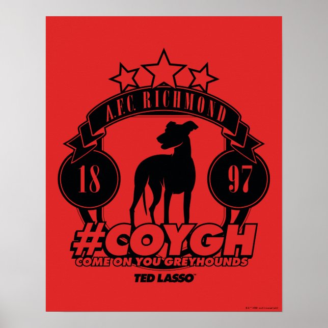Ted Lasso | AFC Richmond #COYGH Poster (Framsidan)