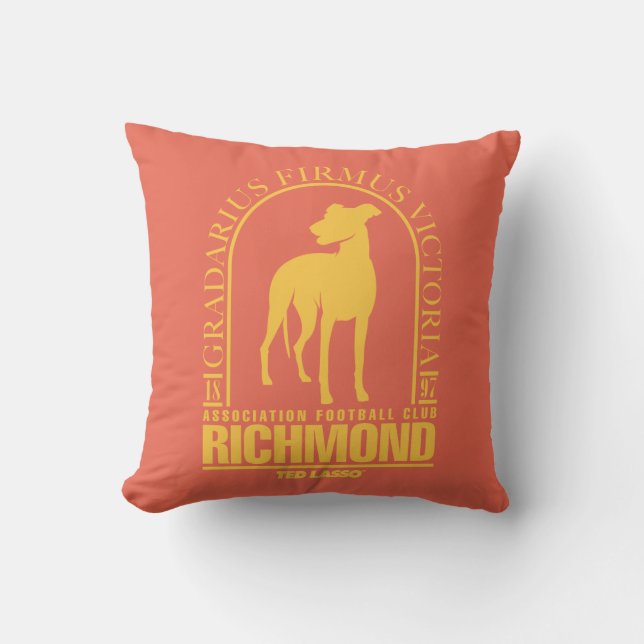 Ted Lasso | AFC Richmond Gold Arched Logo Kudde (Framsida)