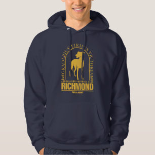 Ted Lasso AFC Richmond Guld Arched Logotyp Hoodie
