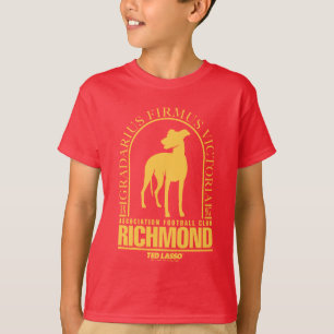 Ted Lasso AFC Richmond Guld Arched Logotyp T Shirt