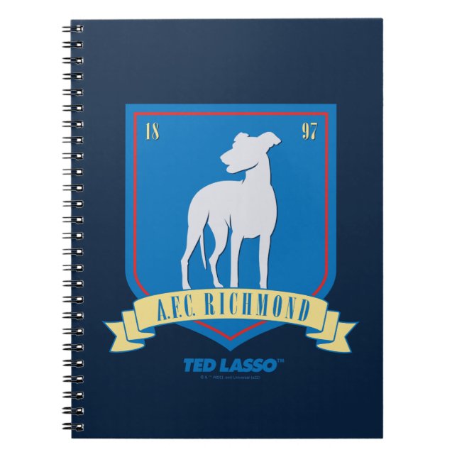 Ted Lasso | AFC Richmond Team Logotyp Anteckningsbok (Framsidan)