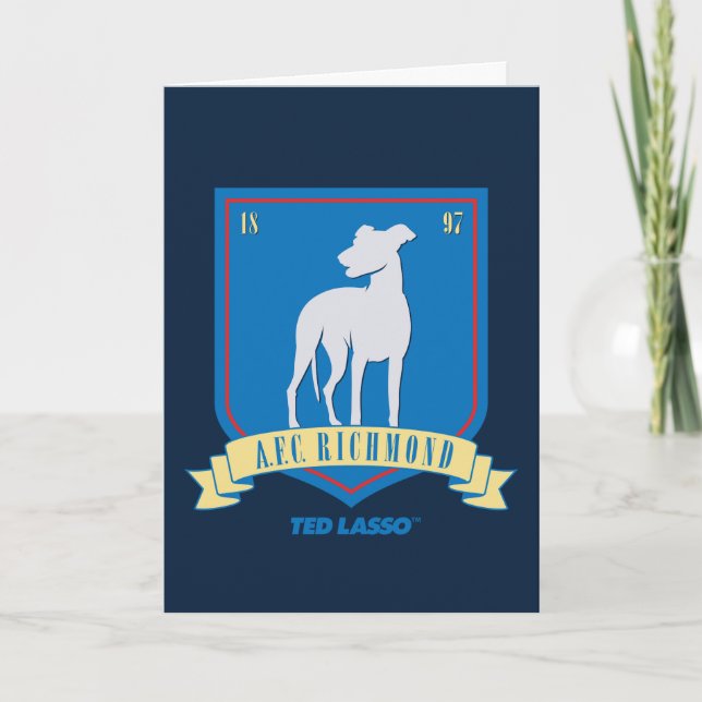 Ted Lasso | AFC Richmond Team Logotyp Kort (Framsida)