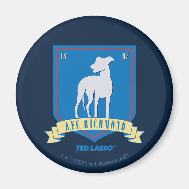 Ted Lasso | AFC Richmond Team Logotyp Magnet (Framsidan)