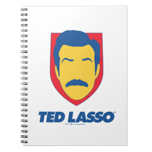Ted Lasso Ansikte-ikon Anteckningsbok