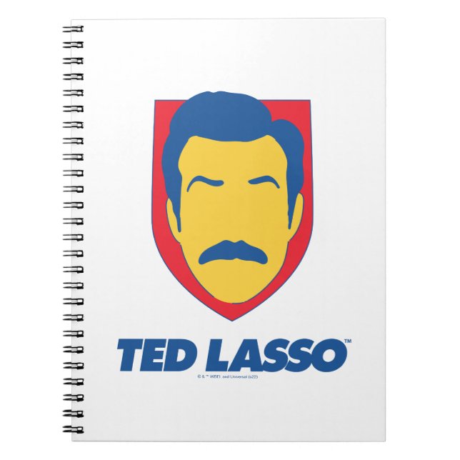 Ted Lasso | Ansikte-ikon Anteckningsbok (Framsidan)