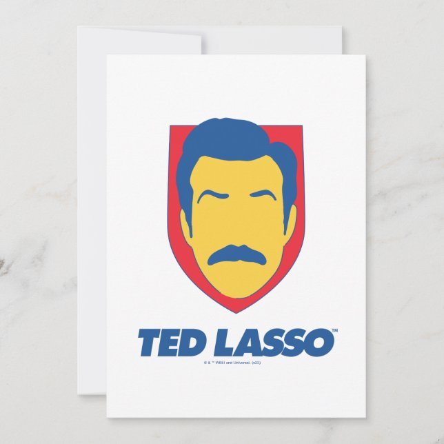 Ted Lasso | Ansikte-ikon Anteckningskort (Framsida)
