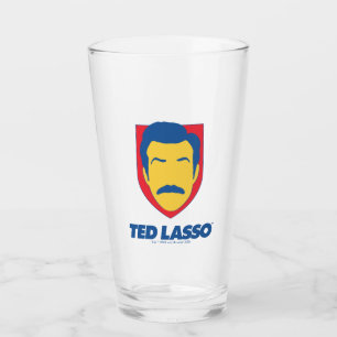 Ted Lasso Ansikte-ikon Glaskopp