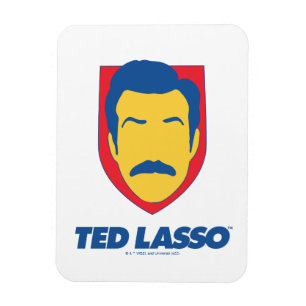 Ted Lasso Ansikte-ikon Magnet