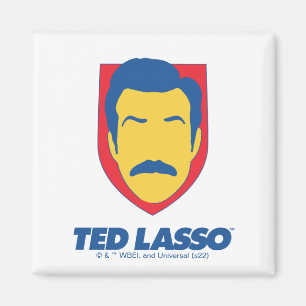 Ted Lasso Ansikte-ikon Magnet