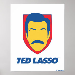 Ted Lasso   Ansikte-ikon Poster