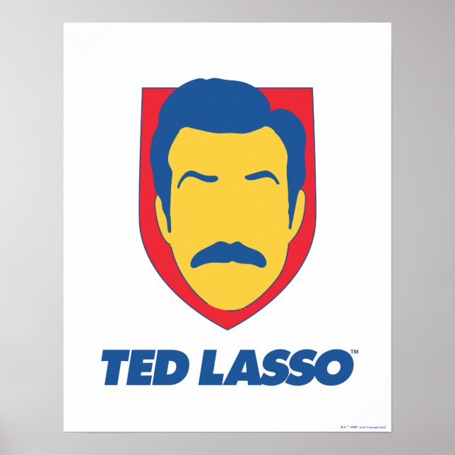 Ted Lasso | Ansikte-ikon Poster (Framsidan)