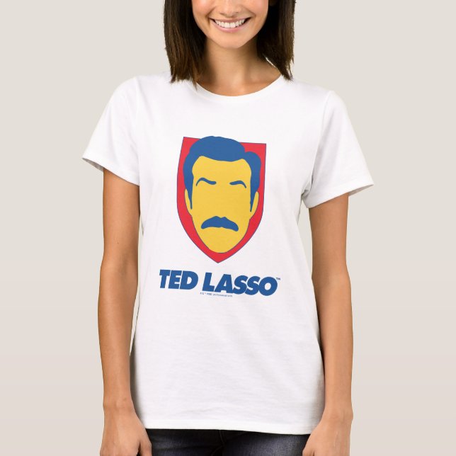 Ted Lasso | Ansikte-ikon T Shirt (Framsida)