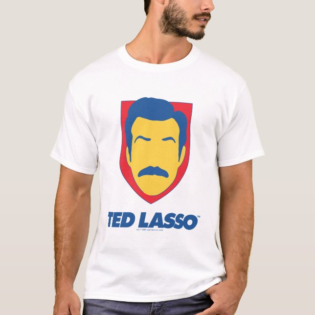 Ted Lasso | Ansikte-ikon T Shirt (Framsida)