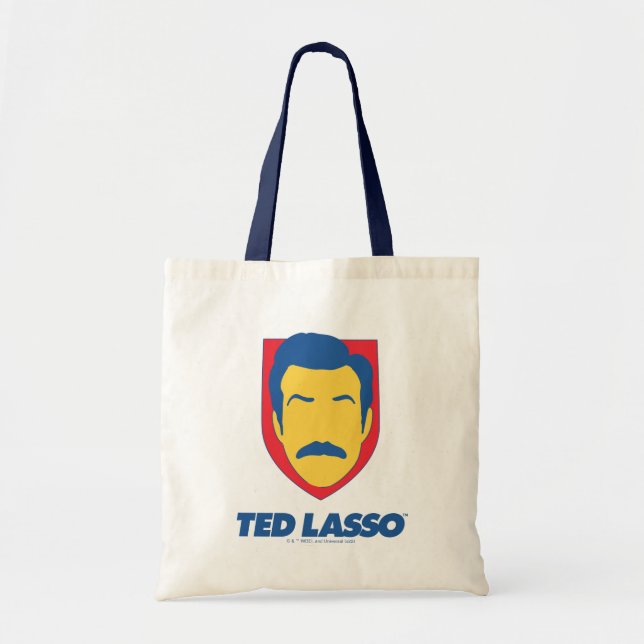 Ted Lasso | Ansikte-ikon Tygkasse (Framsidan)