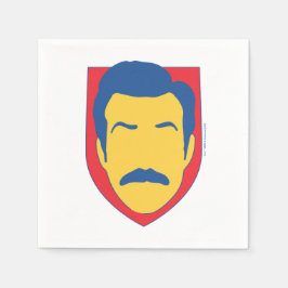 Ted Lasso Badge Pappersservett