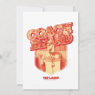Ted Lasso Coach Beard Badge Anteckningskort