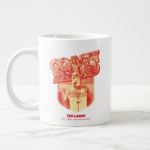 Ted Lasso Coach Beard Badge Jumbo Mugg