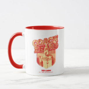 Ted Lasso Coach Beard Badge Mugg