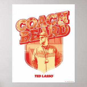 Ted Lasso   Coach Beard Badge Poster
